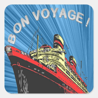 ヴィンテージ/レトロアールデコ旅行製品 スクエアシール