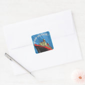 ヴィンテージ/レトロアールデコ旅行製品 スクエアシール (封筒)
