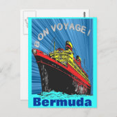 ヴィンテージ/レトロアールデコ旅行製品 ポストカード (正面/裏面)