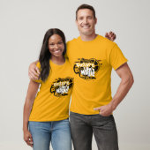 ヴィンテージ、レトロカメラTシャツ(黄色) Tシャツ (ユニセックス)