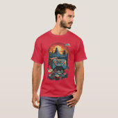 ヴィンテージ レトロゲーム 男の子 ギフト Tシャツ (正面フル)
