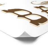 ヴィンテージ、レトロスタイル野球ポスター ポスター (角)