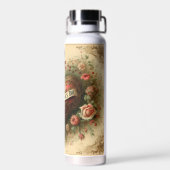 ヴィンテージ/レトロビクトリアン/バレンタインのハート ウォーターボトル (背面)