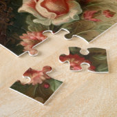 ヴィンテージ/レトロビクトリアン/バレンタインのハート ジグソーパズル (側面)