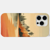 ヴィンテージ/レトロビーチ/熱帯 Case-Mate iPhoneケース (裏面 (横))