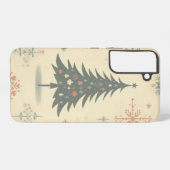 ヴィンテージ/レトロモダンクリスマス/冬 SAMSUNG GALAXYケース (裏面横)