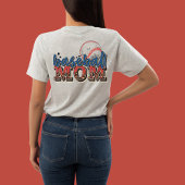 ヴィンテージ レトロ風 ベースボールママ 選手の写真 Tシャツ