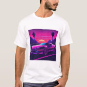ヴィンテージ - レトロ90年代風Tシャツ Tシャツ (正面)
