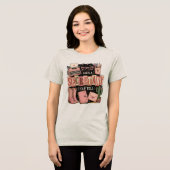 ヴィンテージ レトロ オフィス事務員 トライブレンドTシャツ (正面全面)