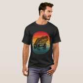 ヴィンテージ レトロ カエル 両生類 ヒキガエル Tシャツ (正面フル)