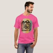 ヴィンテージ レトロ カメラ 写真撮影 ギフト 写真家向け Tシャツ (正面フル)