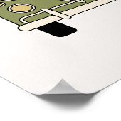 ヴィンテージ レトロ キャンピングカー バス ポスター (角)