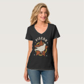 ヴィンテージ レトロ クラシカル 鳥 ハト Tシャツ (正面フル)