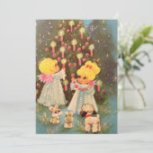 ヴィンテージ レトロ クリスマス エンジェル ホリデー (スタンド正面)