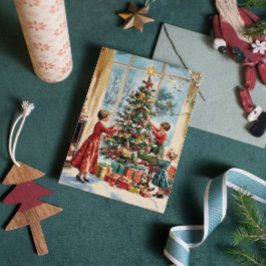ヴィンテージ レトロ クリスマス ファミリーデコレーション ツリー