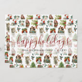 ヴィンテージ レトロ クリスマス ホリデー シーズン (正面/裏面)