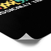 ヴィンテージ レトロ ゲーム アーケード 80年代 2 ポスター (角)