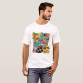 ヴィンテージ レトロ コラージュ 美学 Tシャツ | トレンディG (正面フル)