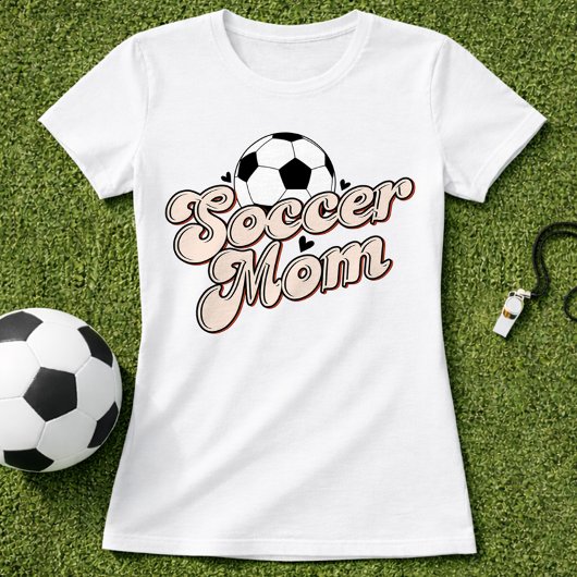 ヴィンテージ・レトロ・サッカー・ママ Tシャツ