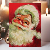 ヴィンテージ レトロ サンタクロースの顔 クリスマス