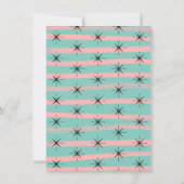 ヴィンテージ レトロ サンタ クリスマス カクテル パーティー 招待状 (裏面)