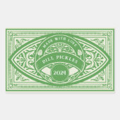 ヴィンテージ レトロ ジャム ラベル ステッカー (正面)