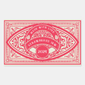 ヴィンテージ レトロ ジャム ラベル 包装ステッカー (正面)