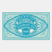 ヴィンテージ レトロ ジャム ラベル 缶詰め ステッカー (正面)