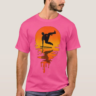 ヴィンテージ レトロ スタイル パルクール Tシャツ