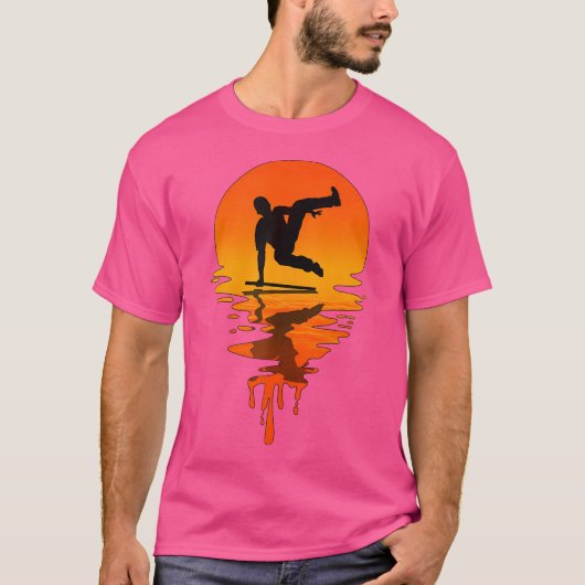 ヴィンテージ レトロ スタイル パルクール Tシャツ (正面)