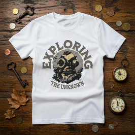ヴィンテージ レトロ ダイバー ヘルメット Tシャツ