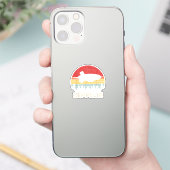 ヴィンテージ レトロ ツェッペリン Tシャツ 飛行船 シール (スマートフォン)