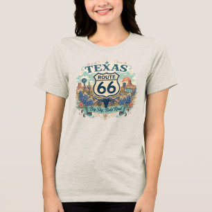 ヴィンテージ・レトロ・テキサス・マザーロード・ビッグスカイアパレル トライブレンドＴシャツ