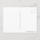 ヴィンテージ レトロ ハッピー ハロウィン グリーティング カード オーダーメイド (裏面)