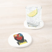 ヴィンテージ レトロ バレンタインデー、愛とロマンス コースター (側面)