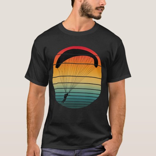 ヴィンテージ レトロ パラシュート Tシャツ (正面)