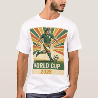 ヴィンテージ・レトロ・フットボール・プレーヤー Tシャツ