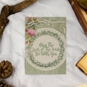 ヴィンテージ レトロ フラワー セントパトリックデー ポストカード