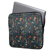 ヴィンテージ,レトロ,フローラ,野草畑 ラップトップスリーブ (正面左)