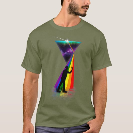 ヴィンテージ レトロ プリズム ダーツ Tシャツ (正面)