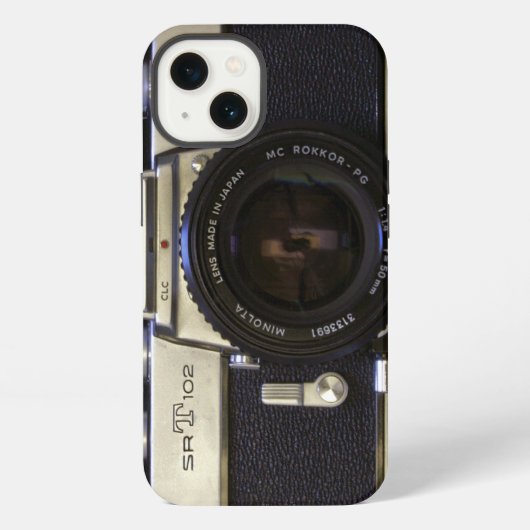 ヴィンテージ レトロ ミノルタ SLR カメラケース iPhone 1 用 iPhoneケース (裏面)