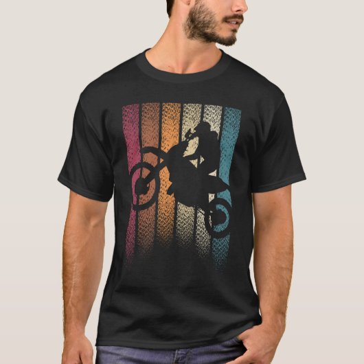 ヴィンテージ レトロ モトクロス Tシャツ (正面)