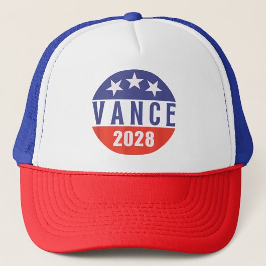ヴィンテージ・レトロ・ヴァンス2028大統領選挙 キャップ (正面)