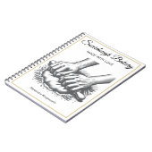 ヴィンテージ レトロ 手作り サワードゥ パン職人 バーガー屋さん用 ノートブック (左側)