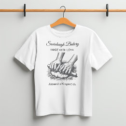 ヴィンテージ　レトロ　手作り　サワードウ　パン屋　パン職人用 Tシャツ