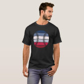 ヴィンテージ レトロ 野球 ボール スポーツ アイデア Tシャツ (正面フル)
