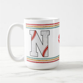 ヴィンテージ レトロ 野球 レター N クラシック コーヒーマグカップ