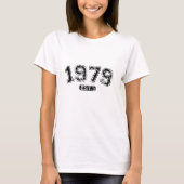 ヴィンテージ・レトロ 1979 グランジ Est. 設立 グラフィック Tシャツ (正面)