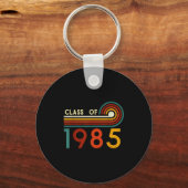 ヴィンテージ レトロ 1985年卒業 40周年 同窓会 キーホルダー (正面)