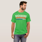 ヴィンテージ レトロ 70年代 80年代スタイル バックホーン郷土のC Tシャツ (正面フル)